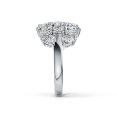 Sterling Silver Semi Mount Ring Setting Oval OV 5X4mm PE 5X3mm PE 4X3mm DHJ