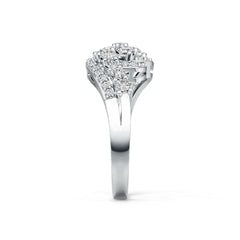 Sterling Silver Semi Mount Ring Setting Round RD 3.5mm DHJ