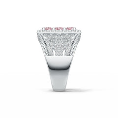 Sterling Silver Semi Mount Ring Setting Round RD 4x4mm DHJ