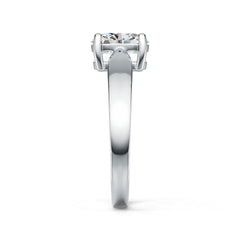 Sterling Silver Semi Mount Ring Setting Oval OV 8X6mm Solitaire DHJ