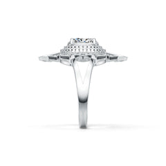 Sterling Silver Semi Mount Ring Setting Oval OV 10X8mm DHJ