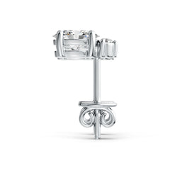Sterling Silver Semi Mount Earrings Setting Oval OV 6x4mm Syzjewelry