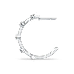 Sterling Silver Semi Mount Earrings Setting Round RD 4x4mm DHJ