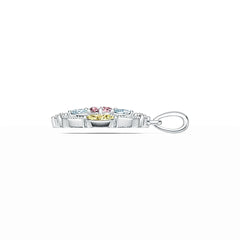 Sterling Silver Semi Mount Pendant Setting Oval OV 6X4mm DHJ