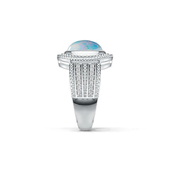 Sterling Silver Semi Mount Ring Setting Oval OV 10X8mm Cabochon - Syzjewelry