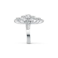 Sterling Silver Semi Mount Ring Setting Pear PE 5x3mm DHJ