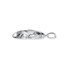 Sterling Silver Semi Mount Pendant Setting Round RD 1.5mm DHJ
