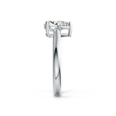 Sterling Silver Semi Mount Ring Setting Pear PE 10X8mm Solitaire DHJ