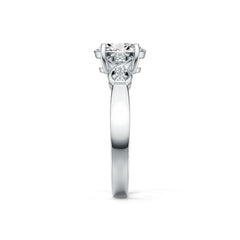 Sterling Silver Semi Mount Ring Setting Oval OV 8X6mm DHJ