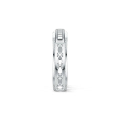 Sterling Silver Semi Mount Earrings Setting Round RD 3X3mm DHJ
