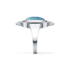 Sterling Silver Semi Mount Ring Setting Oval OV 16X12mm DHJ