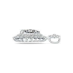 Sterling Silver Semi Mount Pendant Setting Pear PE 15X11mm Syzjewelry