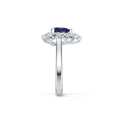Sterling Silver Semi Mount Ring Setting Trillion TRI 7X7mm Syzjewelry