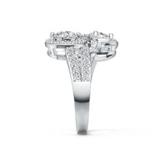 Sterling Silver Semi Mount Ring Setting Round RD 6X6mm DHJ
