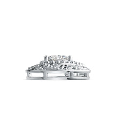 Sterling Silver Semi Mount Pendant Setting Round RD 8x8mm DHJ
