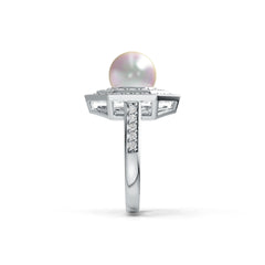 Sterling Silver Semi Mount Ring Setting Round RD 8.5mm DHJ
