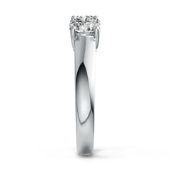 Sterling Silver Semi Mount Ring Setting Round RD 5.5mm DHJ