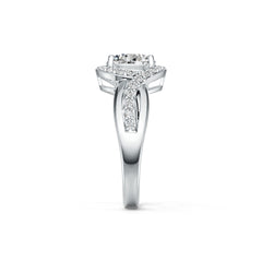 Sterling Silver Semi Mount Ring Setting Round RD 8x8mm DHJ