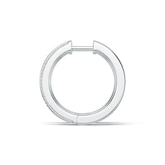 Sterling Silver Semi Mount Earrings Setting Round RD 0.9mm DHJ