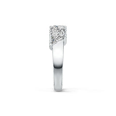 Sterling Silver Semi Mount Ring Setting Trillion TR 4X4mm DHJ