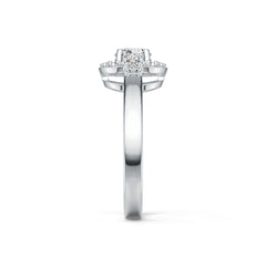 Sterling Silver Semi Mount Ring Setting Round RD 5X5mm DHJ