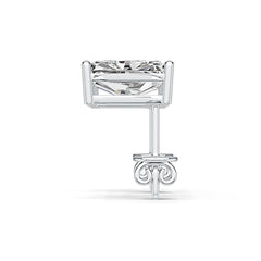 Sterling Silver Semi Mount Earrings Setting Emerald OCT 10X8mm DHJ
