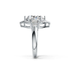 Sterling Silver Semi Mount Ring Setting Oval OV 12X10mm DHJ