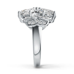 Sterling Silver Semi Mount Ring Setting Heart HT 7X7mm DHJ