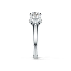 Sterling Silver Semi Mount Ring Setting Round RD 6.5x6.5mm Syzjewelry