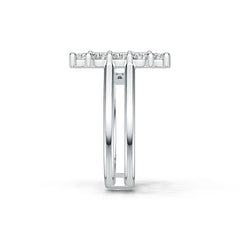 Sterling Silver Semi Mount Ring Setting Princess SQ 3X3mm DHJ