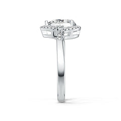 Sterling Silver Semi Mount Ring Setting Pear PE 9.5X6mm Syzjewelry