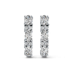 Sterling Silver Semi Mount Earrings Setting Oval OV 5x3mm Syzjewelry