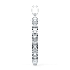 Sterling Silver Pendant Solid Cross Theme DHJ