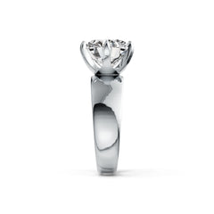 Sterling Silver Semi Mount Ring Setting Round RD 10.5mm Solitaire DHJ