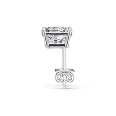 Sterling Silver Semi Mount Earrings Setting Cushion CU 8X8mm DHJ