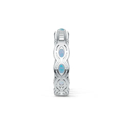 Sterling Silver Semi Mount Earrings Setting Oval OV 6X4mm DHJ