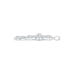 Sterling Silver Semi Mount Pendant Setting Heart HT 5X5mm PE 5X4mm RD 4X4mm DHJ