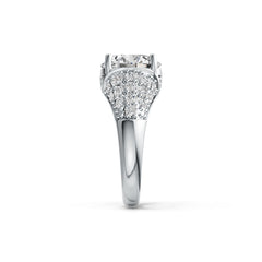 Sterling Silver Semi Mount Ring Setting Round RD 10.5mm DHJ