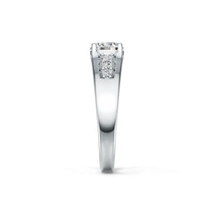 Sterling Silver Semi Mount Ring Setting Round RD 7x7mm DHJ