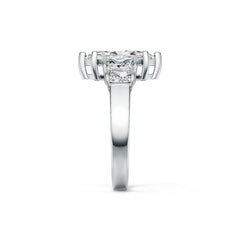 Sterling Silver Semi Mount Ring Setting Marquise MQ 14X7mm BG 5X4mm BG 4X3 DHJ