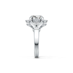 Sterling Silver Semi Mount Ring Setting Round RD 8x8mm DHJ