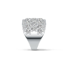 Sterling Silver Semi Mount Ring Setting Oval OV 4X3mm with White Topaz - Syzjewelry