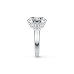 Sterling Silver Semi Mount Ring Setting Oval OV 12X10mm - Syzjewelry