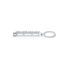 Sterling Silver Semi Mount Pendant Setting Oval OV 5X3mm DHJ