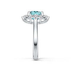 Sterling Silver Semi Mount Ring Setting Cushion CU 8X8mm Syzjewelry