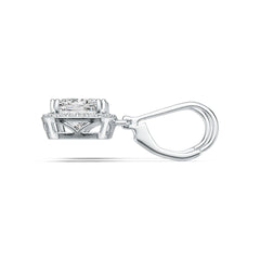 Sterling Silver Semi Mount Earrings Cushion CU 8X8mm Syzjewelry