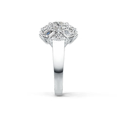 Sterling Silver Semi Mount Ring Setting Princess SQ 4X4mm DHJ