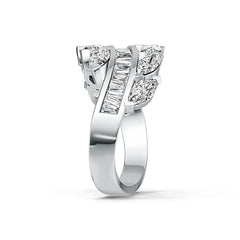 Sterling Silver Semi Mount Ring Setting Marquise MQ 6X3mm DHJ