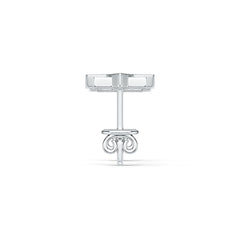 Sterling Silver Semi Mount Earrings Setting Round RD 1.5mm RD 1mm Syzjewelry