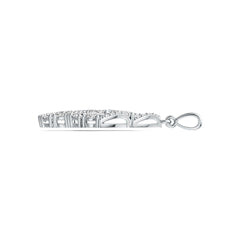 Sterling Silver Semi Mount Pendant Setting Pear PE 4X3mm PE 5X3mm DHJ
